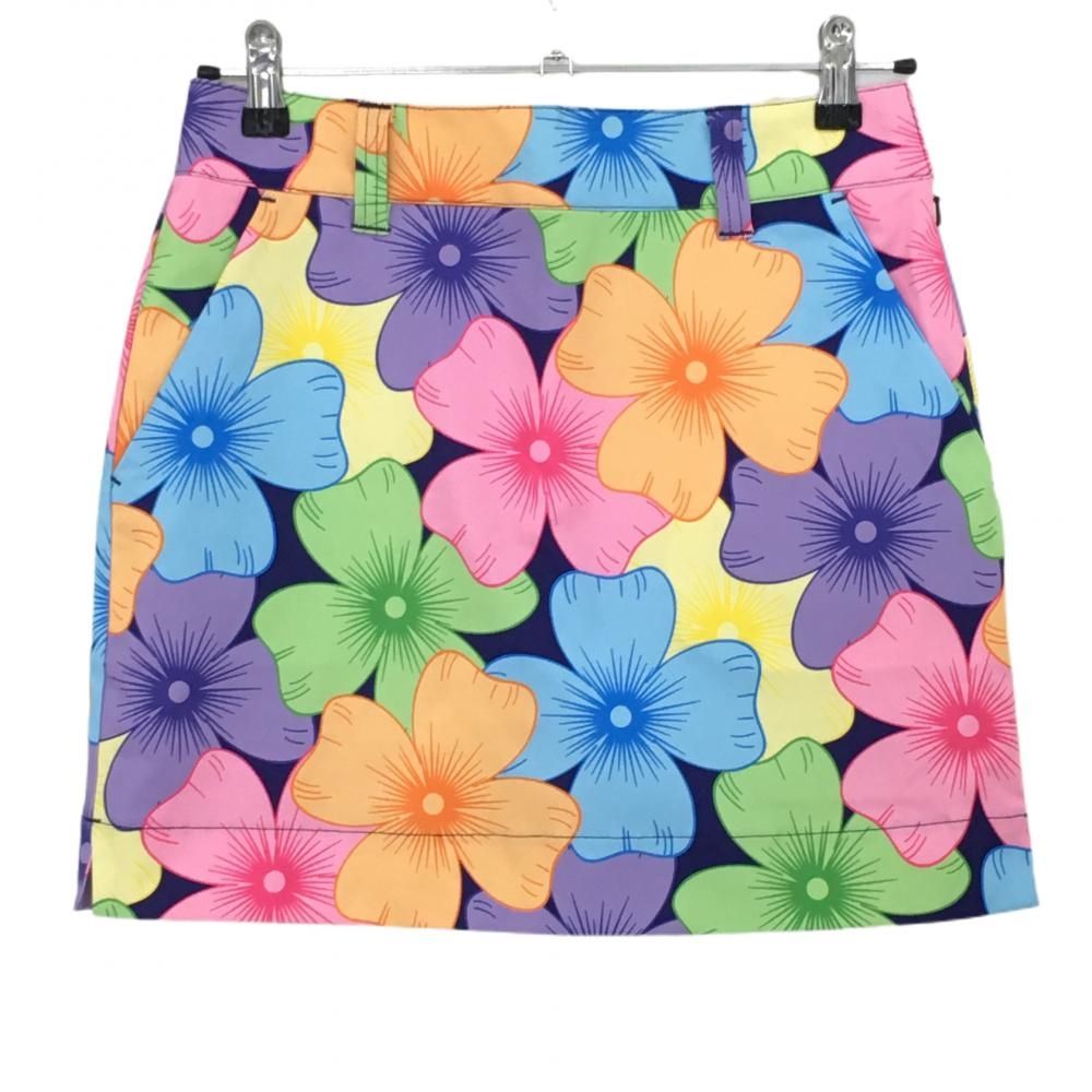 新品 タグ付き LOUD MOUTH スカート インナーパンツ付き サンタクロース トナカイ 総柄 ラウドマウス GOLF ゴルフ レディース ウェア 0 ☆特価☆超美品ラウドマウス スカート ピンク×パープル 花柄 ポ