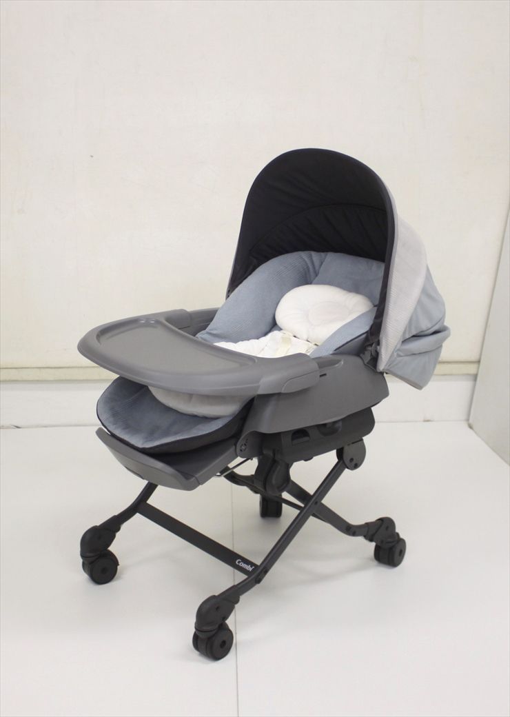 美品☆ネムリラ コンビ 手動スウィング BEDi Long ☆使用3ヶ月のみ コンビ ホワイトレーベル ネムリラ AUTO SWING BEDi Long