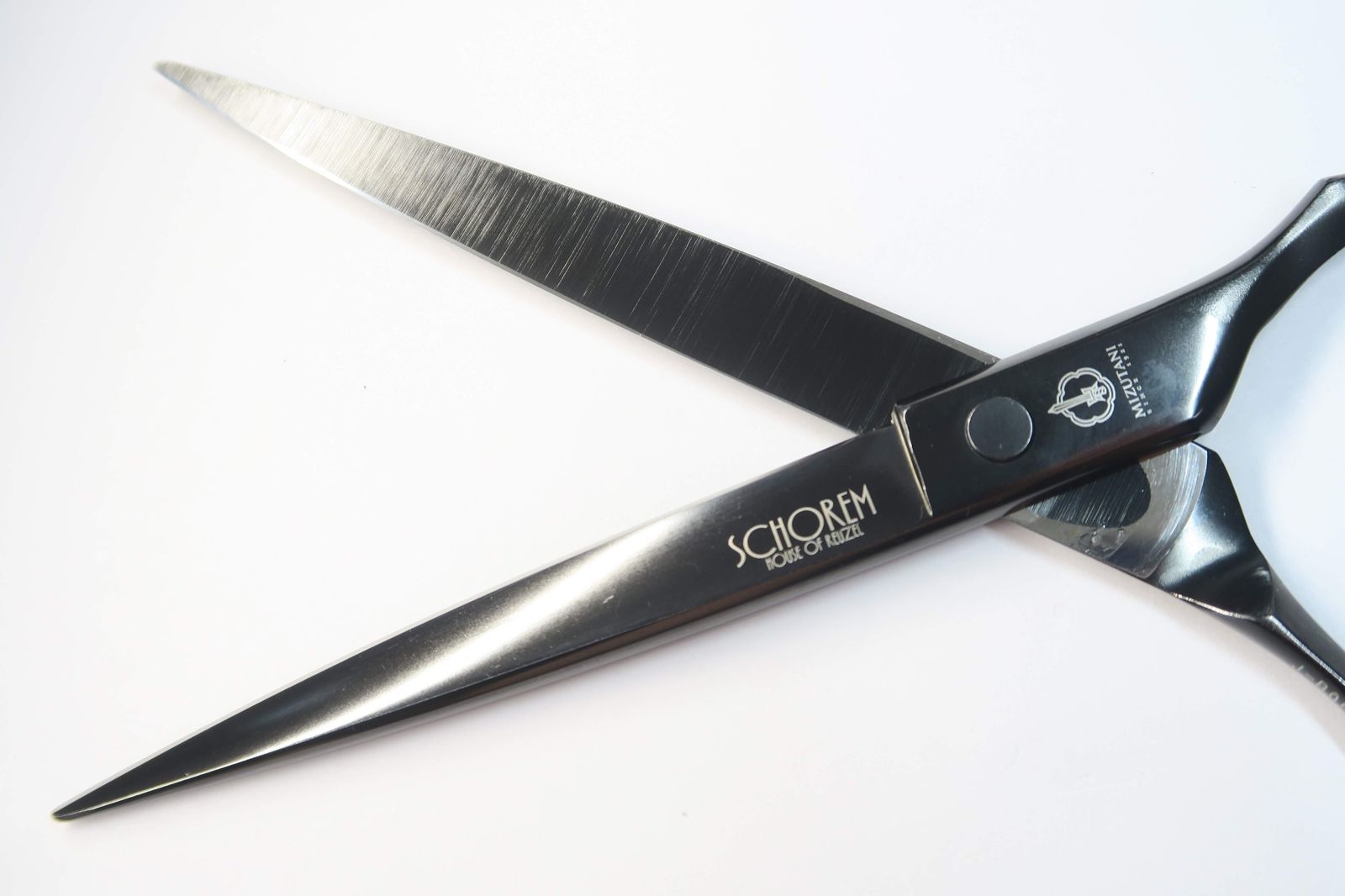正規品激安大集合！ Bランク MIZUTANI SCISSORS ミズタニシザーズ SCHOREM MASTER BLACK シュコーラムマスター ブラック シザー 美容師 理容師 7.2インチ 右利き H-10174 緊張感のある