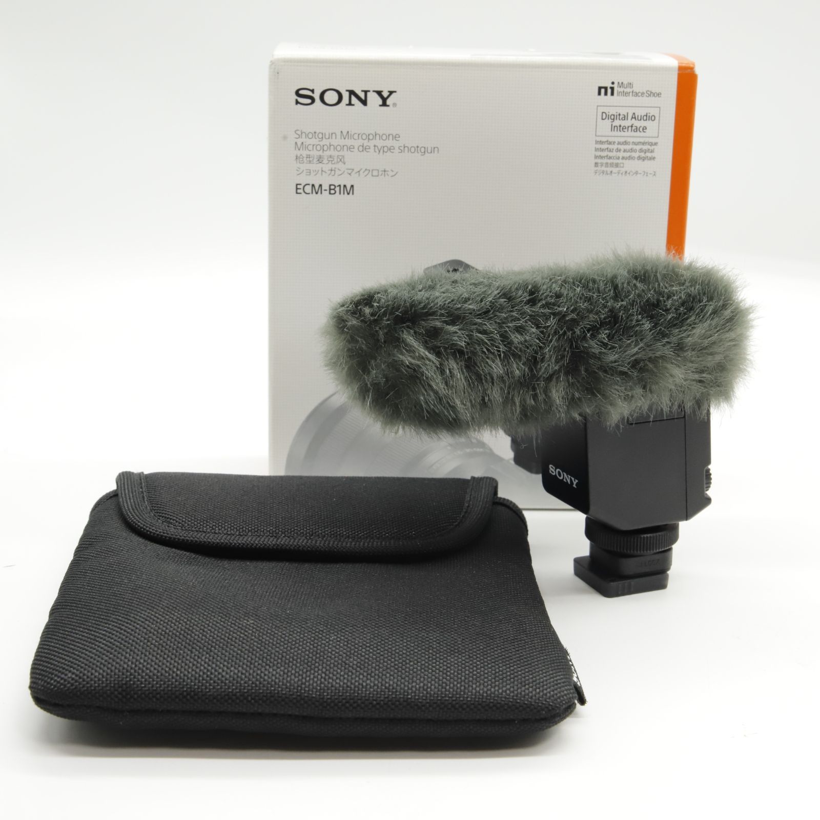 □ほぼ新品□ SONY(ソニー) 【整備済み品】 ソニー/カメラ用マイク/ショットガンマイクロホン/可変指向性/ウインドスクリーン付属/ECM-B1M  - メルカリ