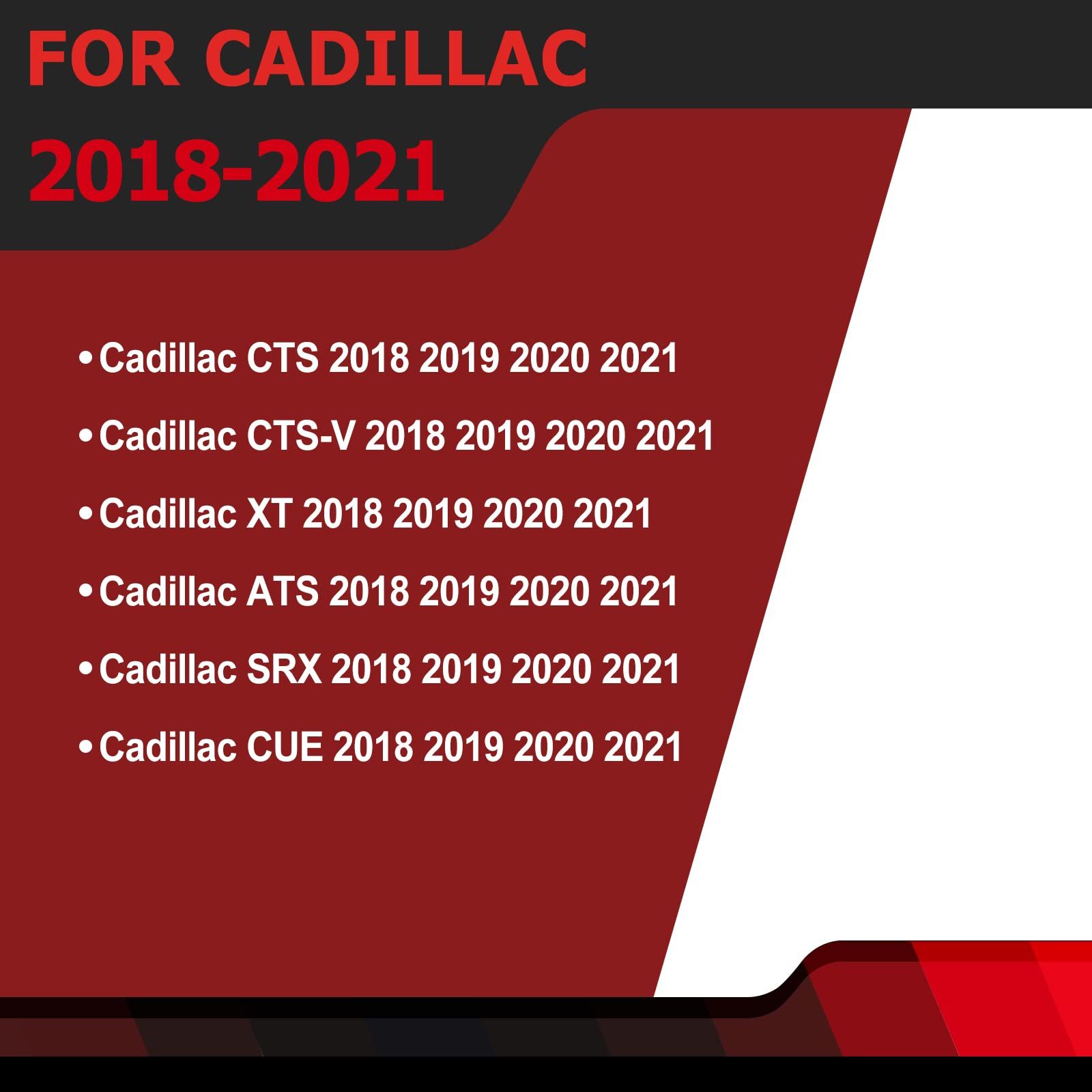 FEXON 2018 2019 2020 2021 CUE タッチスクリーンディスプレイ 無料トリムツール付き キャデラック ATS ATS-V XTS CTS CTS-V Touch Senseに対応 BRIGHTFACE_UK