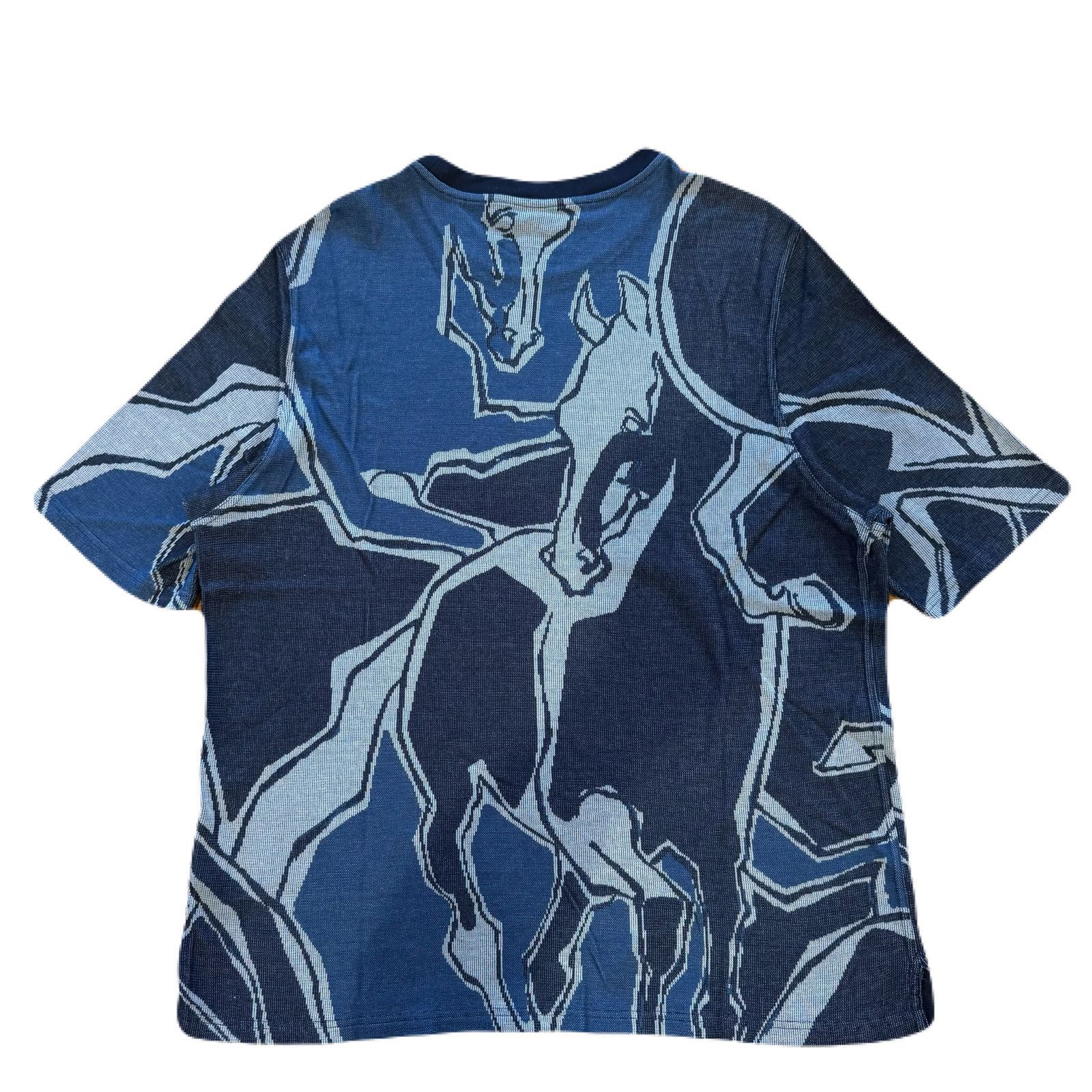 HERMES エルメス マルジェラ期 ペイント ハイネック Tシャツ 馬 HERMES - 美品 エルメス HERMES シャツ ブラウス マルジェラ期