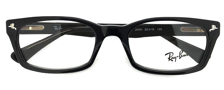 新品】 レイバン メガネ rx5017a-2000 スクエア バネ蝶番 アジアンフィット Ray-Ban 眼鏡 rb5017a メンズ レディース  ブラック 黒ぶち - メルカリ