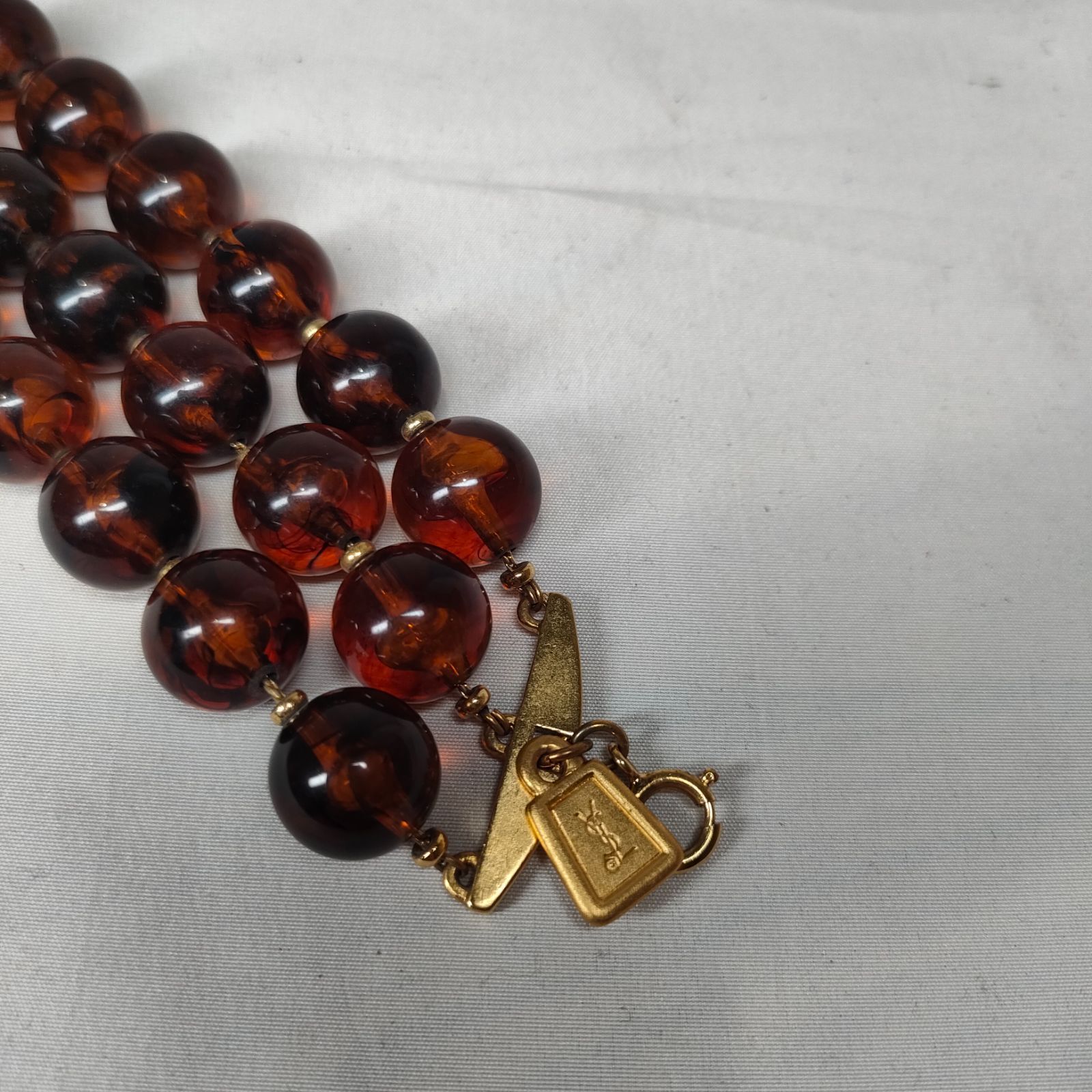 レア・美品】イヴ・サンローラン ブレスレット アンティーク ビーズ