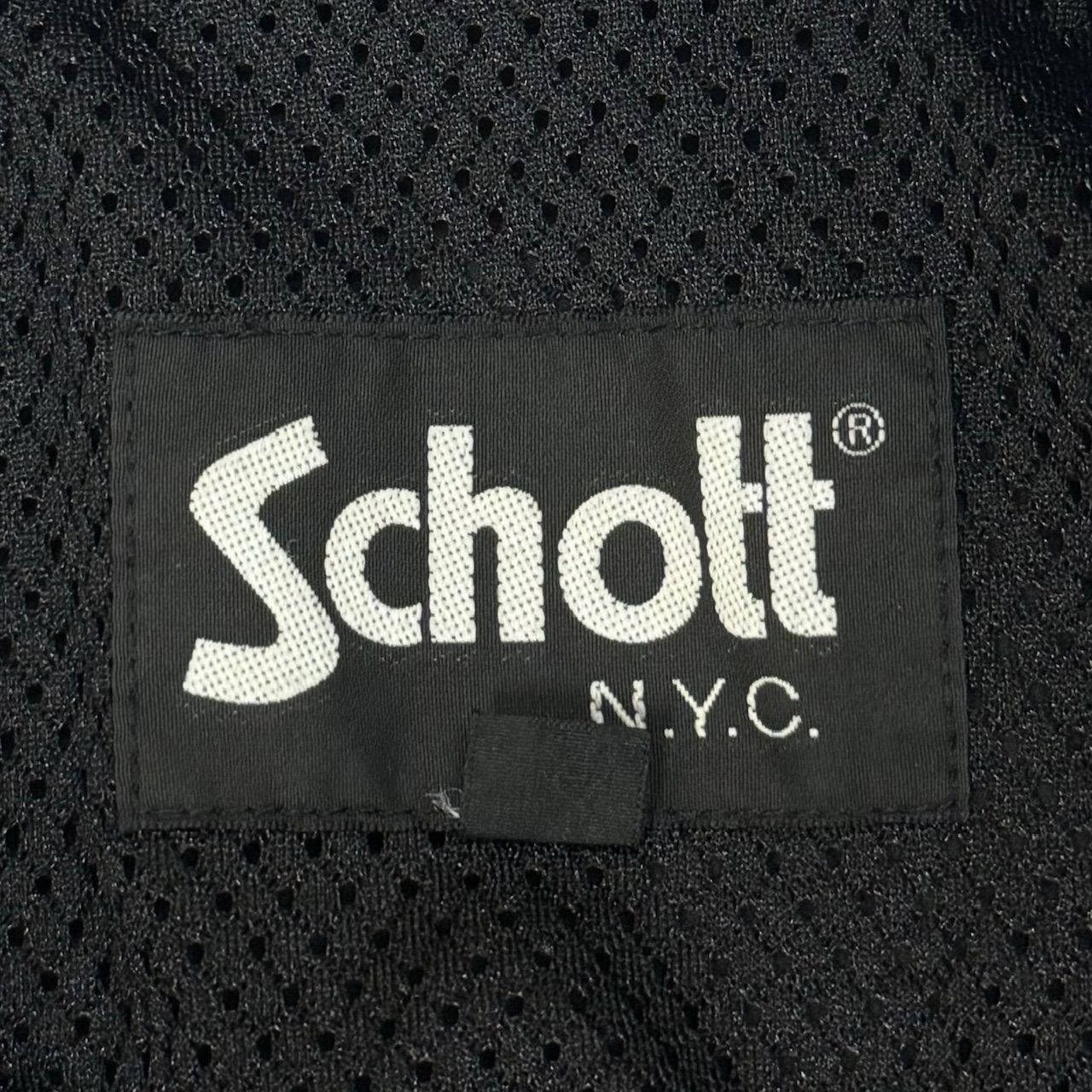 Schott COACH JACKET ボーンロゴプリント コーチジャケット ショット