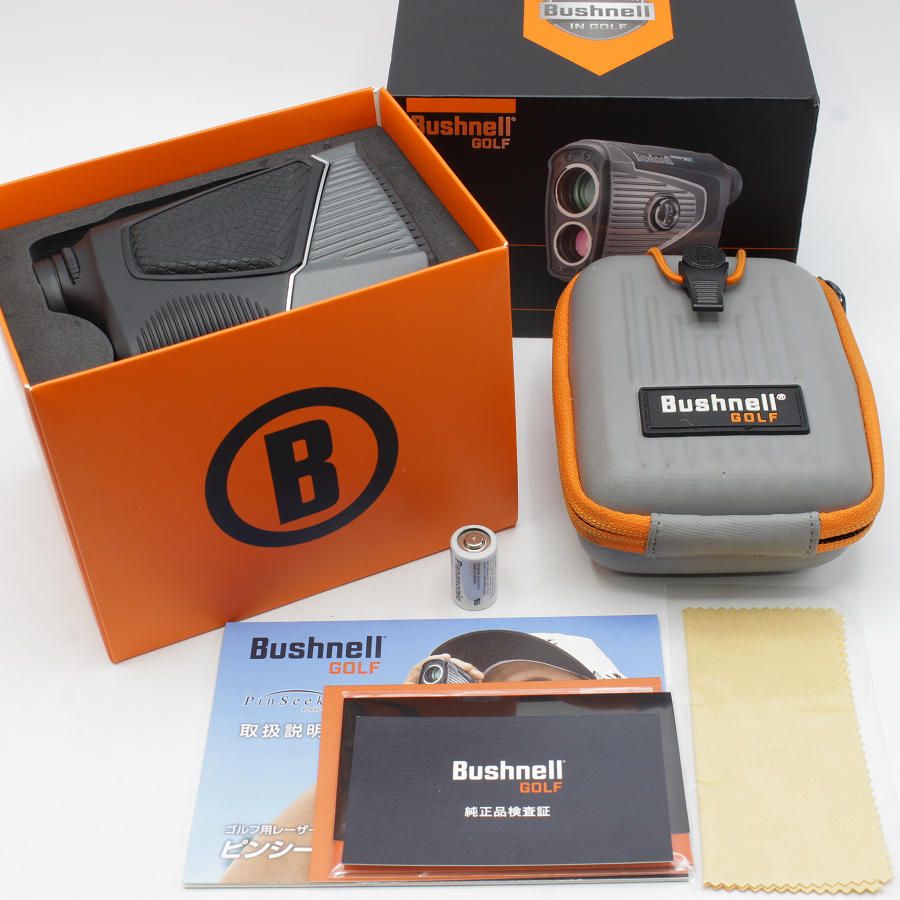 Bushnell Tour X ゴルフ用距離計 発光オレンジ・黒表示 Amazon.co.jp