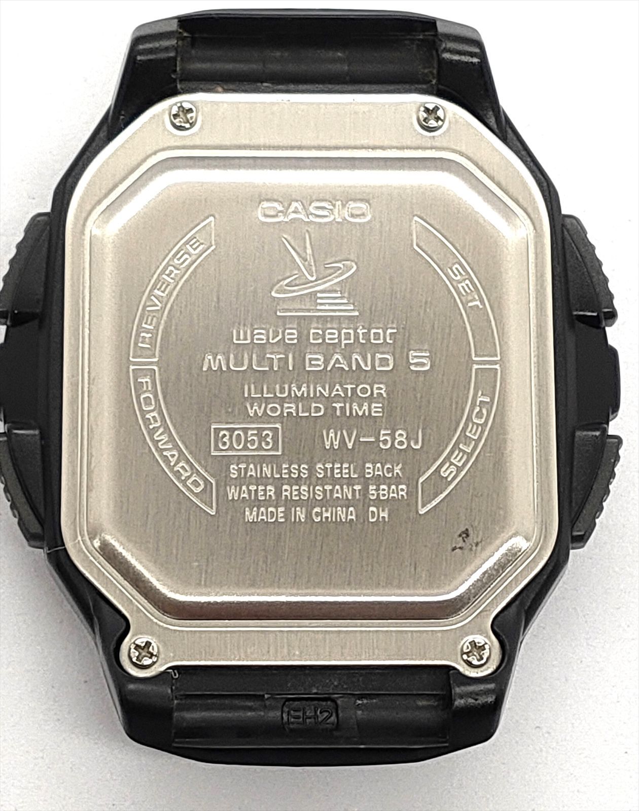 カシオ CASIO 電波腕時計 wave ceptor WV-58J 稼働品 (949-1) - メルカリ
