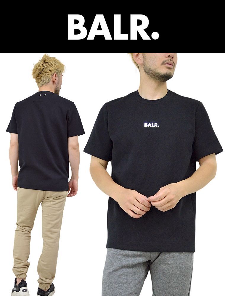 【BALR.】大人気のQシリーズ 半袖Tシャツ&短パン 上下セット BALR ボーラー Q-Series Straight T-Shirt 半袖Tシャツ 高級素材
