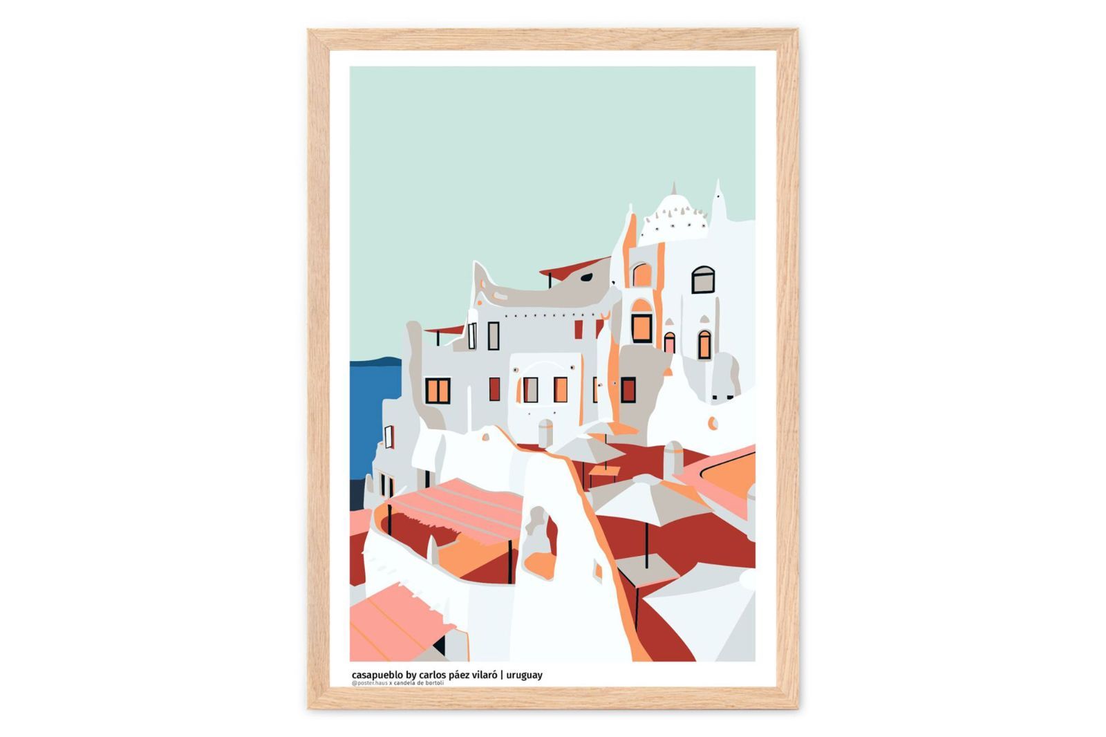 Poster - Frame アートポスター A3 Casapueblo|142x10143-A3