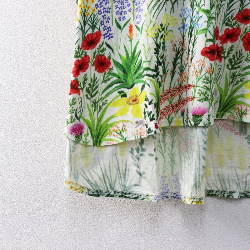 マーブルシュッド marble SUD wildflower カットソー＼オフ