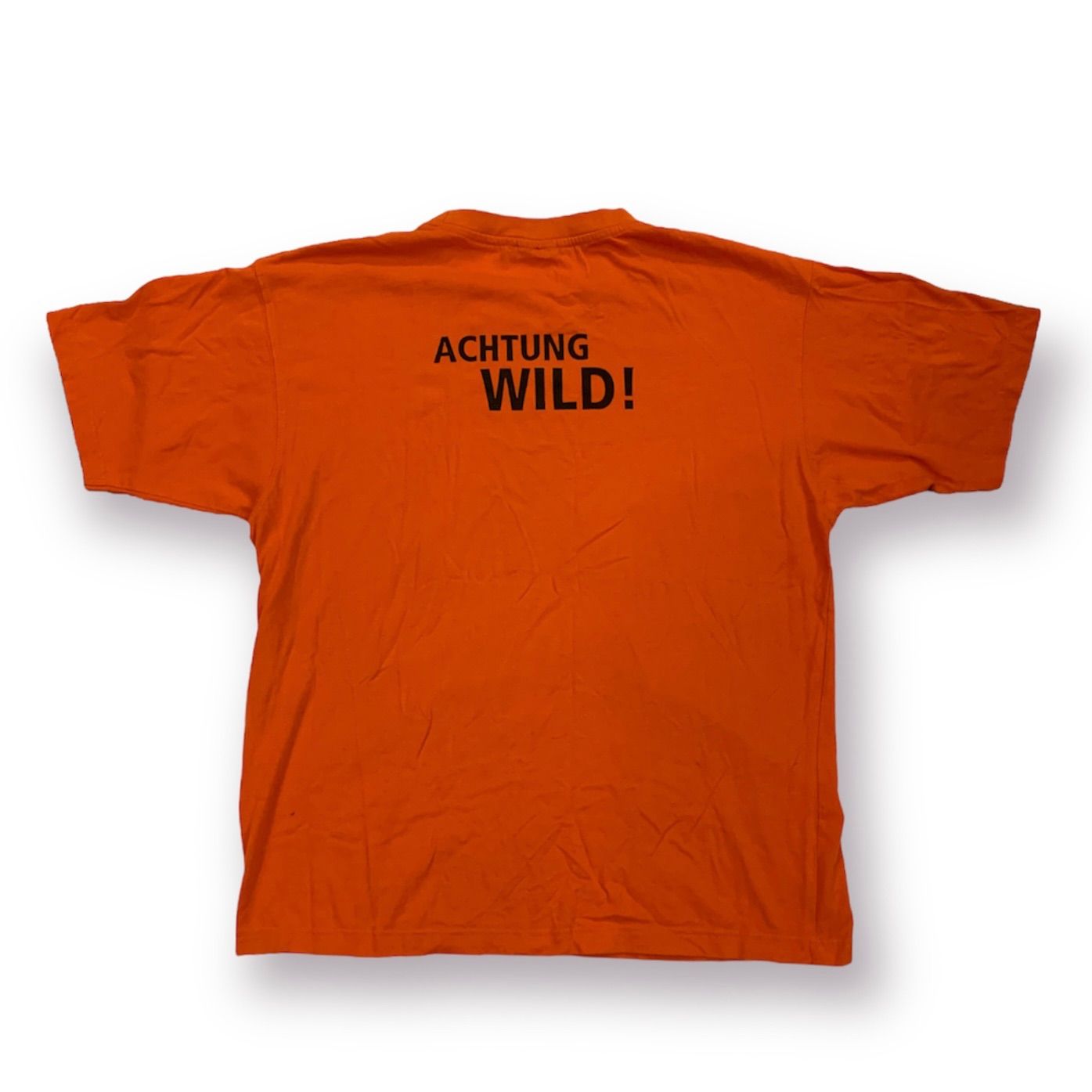 90-00s Jägermeister “ACHTUNG WiLD!” S/S T-Shirt イェーガー