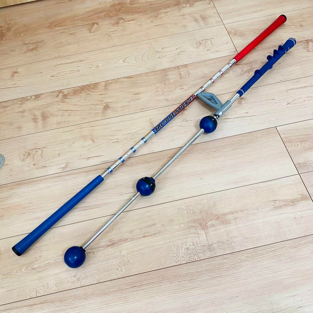 ゴルフ スイング練習 2本セット スウィングセッター トライワンスティック43