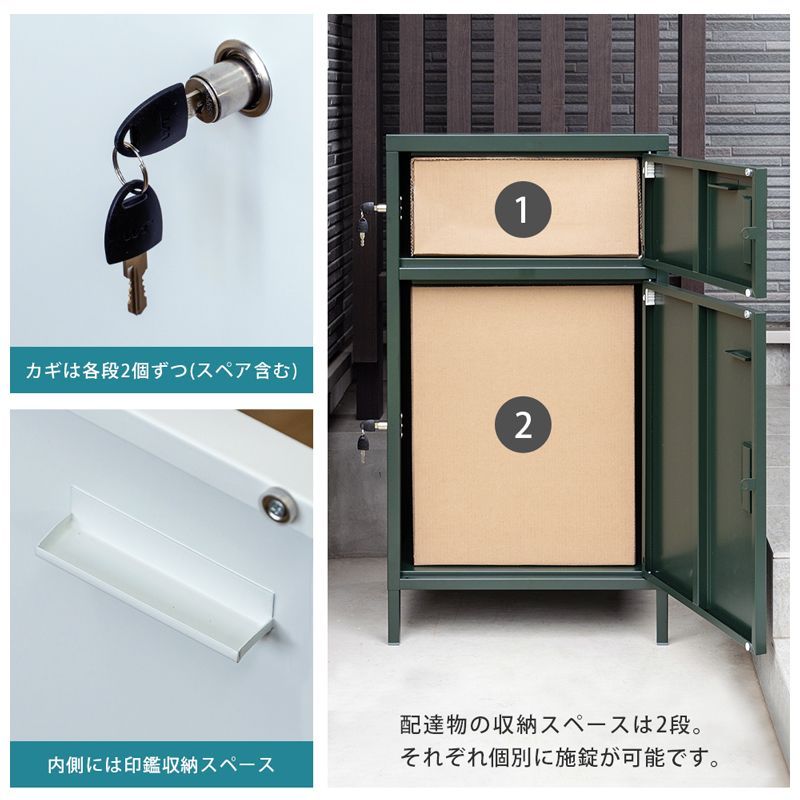 DELIO 宅配ボックス2ドア