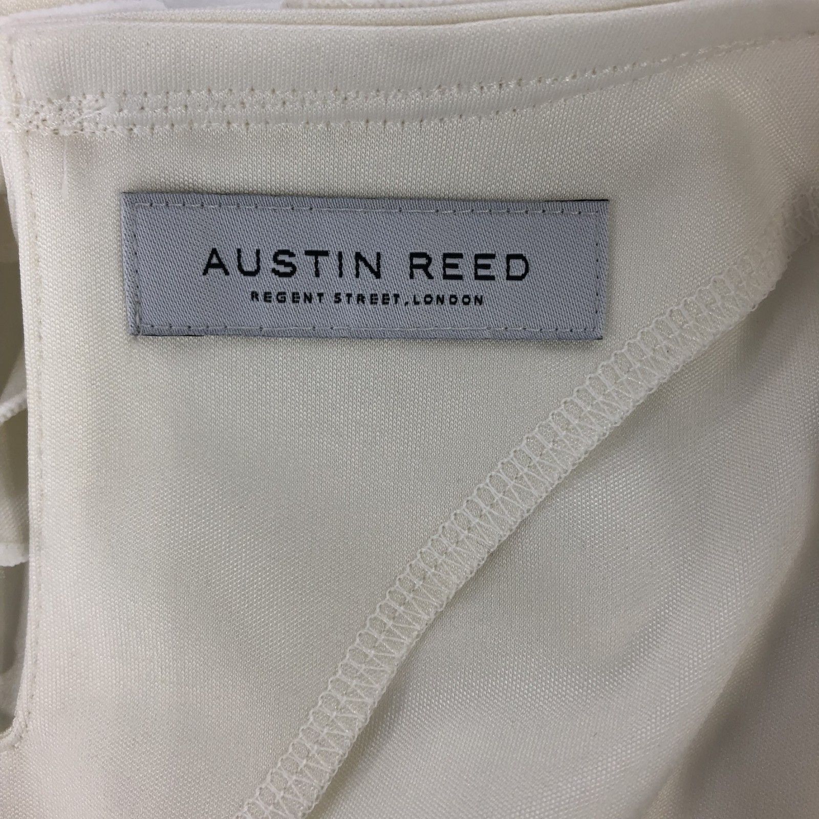 AUSTIN REED】オースチン リード 白 38 トップス フリル