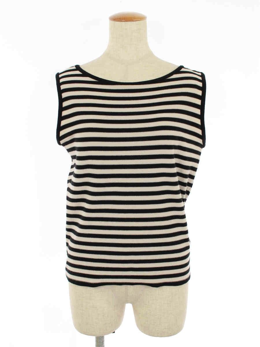 FOXEY BOUTIQUE - フォクシーブティック ニット セーター Knit ボーダー ノースリーブ IT7HXYQMGG68 フォクシーブティック ニット セーター Knit ボーダー
