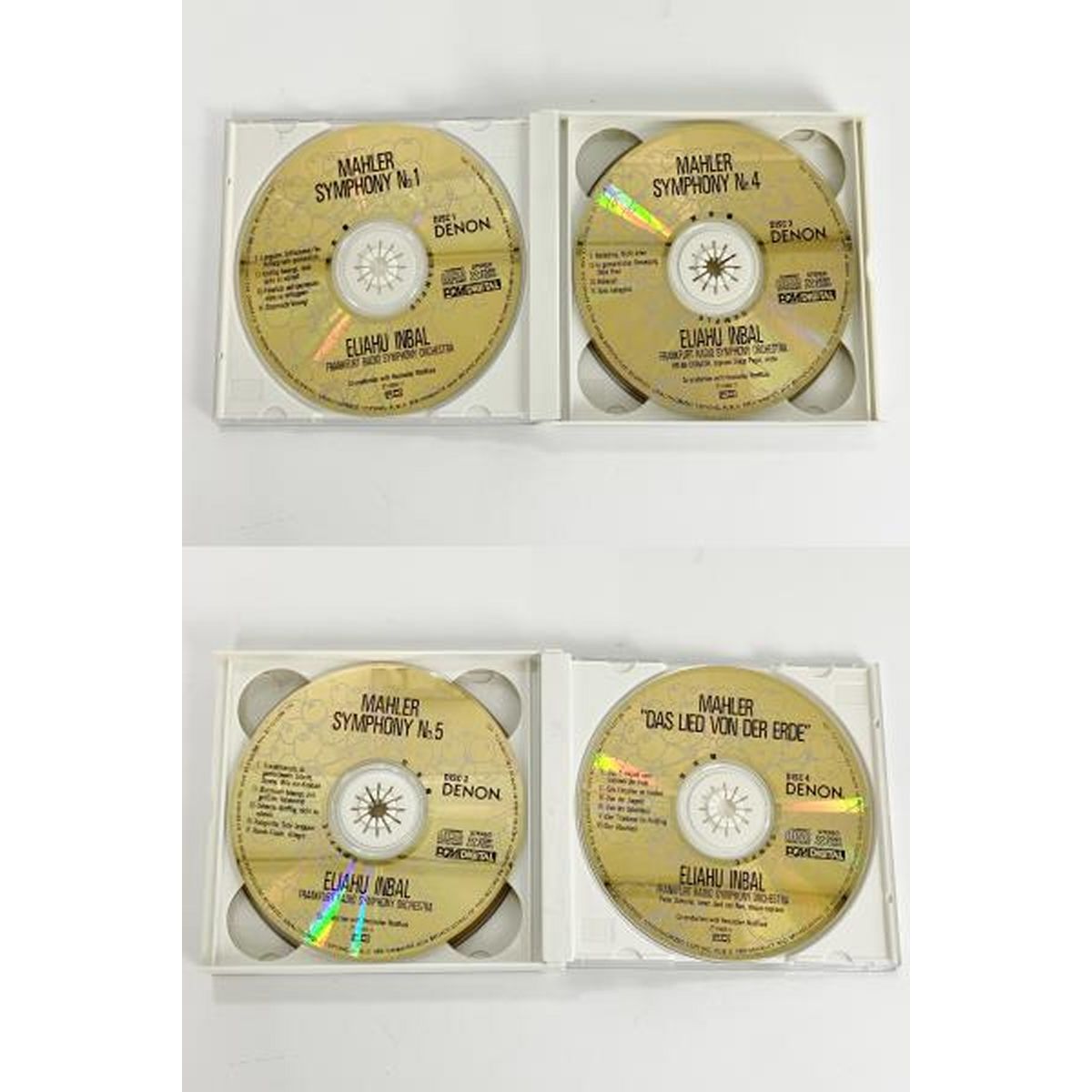 DENON 00CO-2589-604 インバル マーラー 交響曲全集 CD 16枚組 中古 美