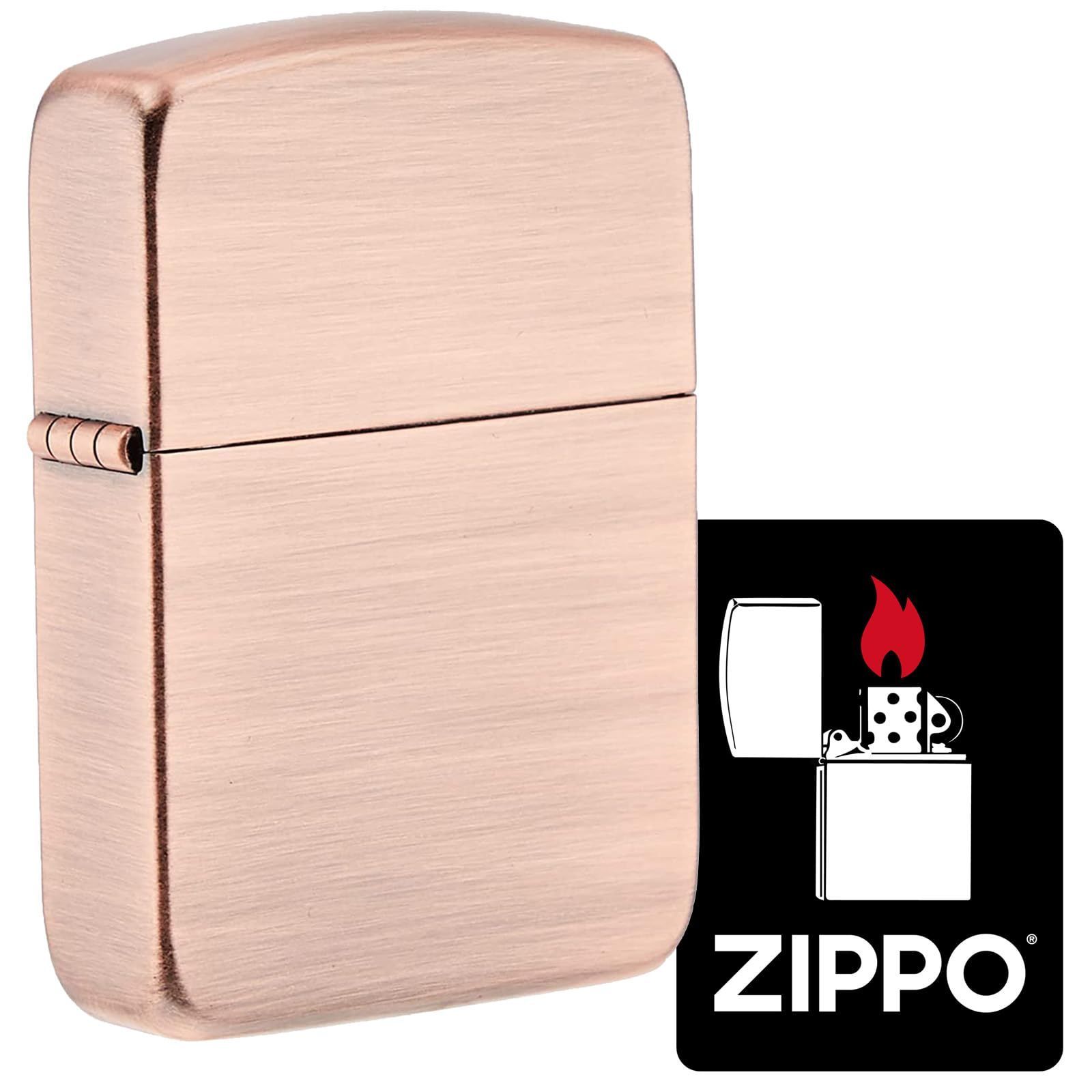 ジッポー Zippo ライター 防風 真鍮製 両面加工 1941 レプリカ 特製ステッカー付き カッパー 1941-3