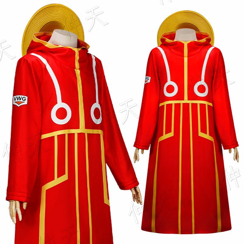 ONE PIECE エッグヘッド編 モンキー・D・ルフィ コスプレ衣装 麦わら大 