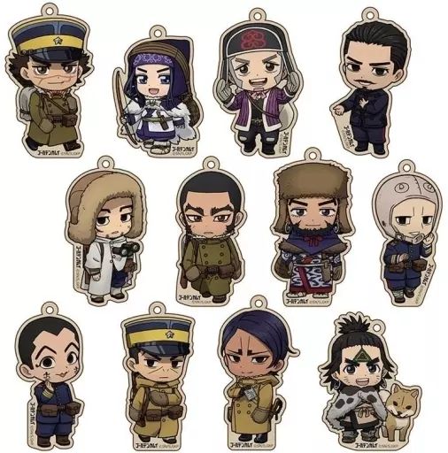 ゴールデンカムイ トレーディング木札ストラップ(BOX)