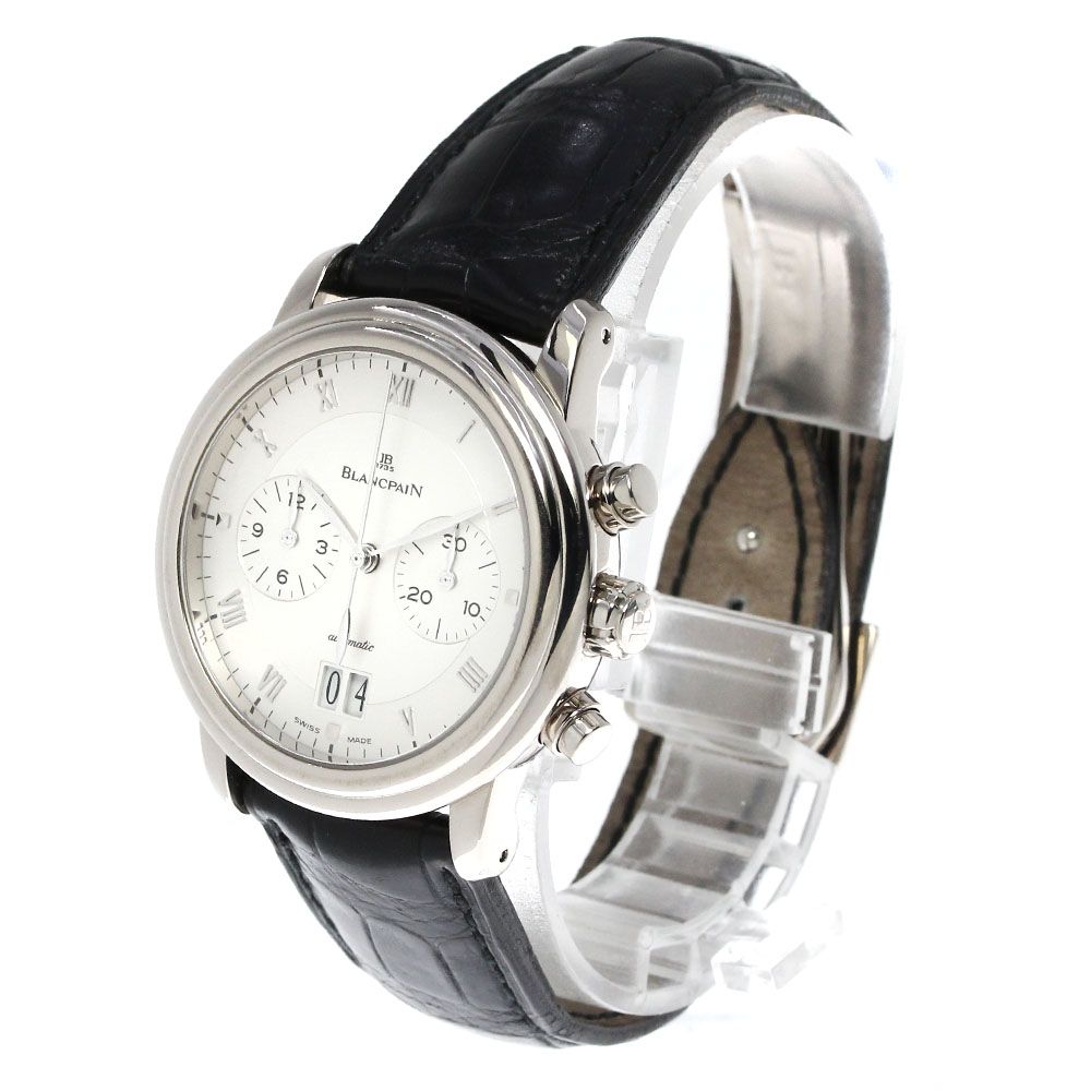ブランパン Blancpain ヴィルレ ダブルウィンドウ K18WG 38mm ブランパン Blancpain 6850 ヴィルレ ダブルウィンドウ デイト 自動