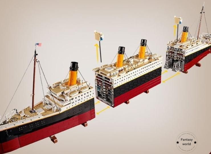 LEGO レゴ互換 タイタニック 9090ピース おもちゃ - メルカリ 