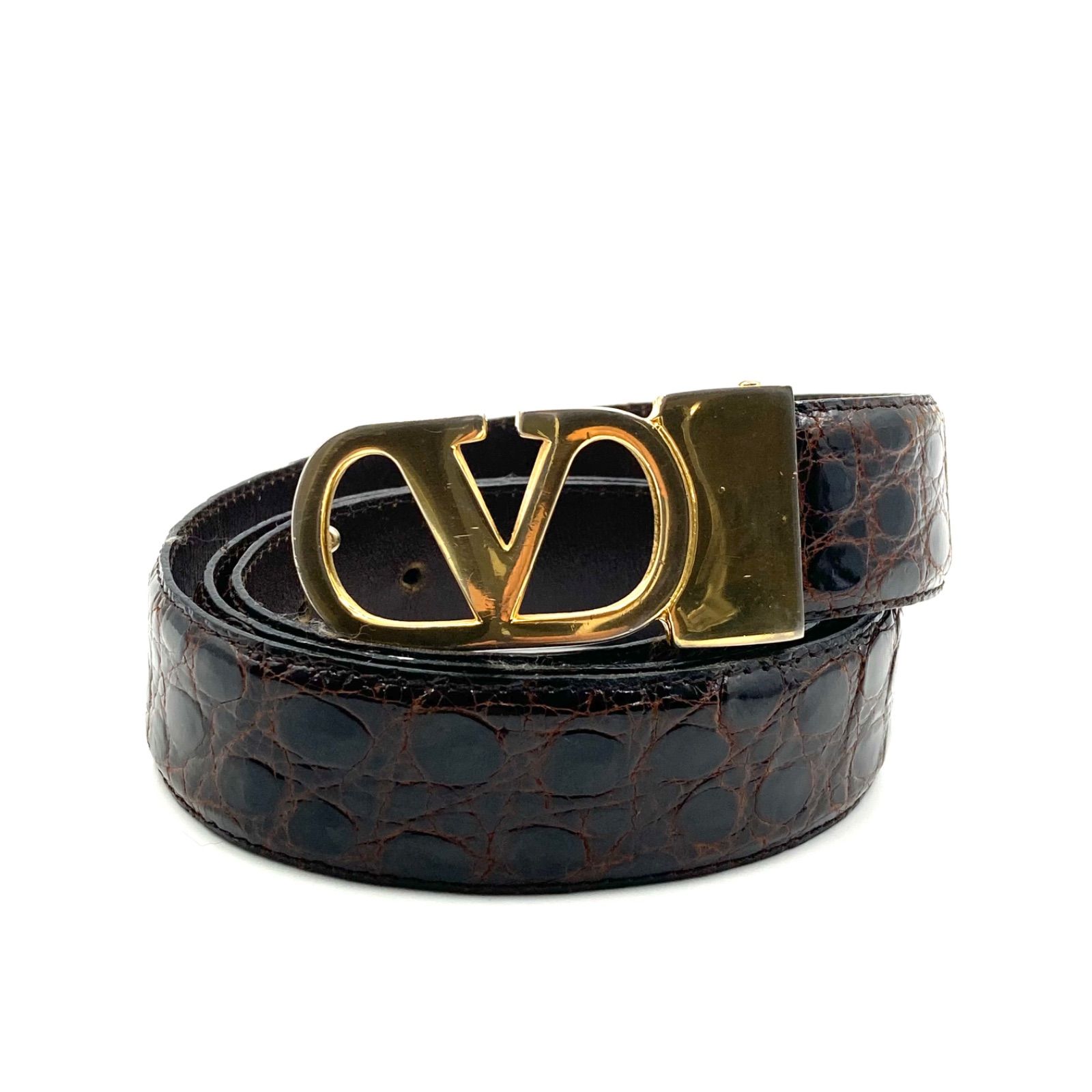 □良品□VALENTINO GARAVANI ヴァレンティノガラヴァーニ Vロゴ