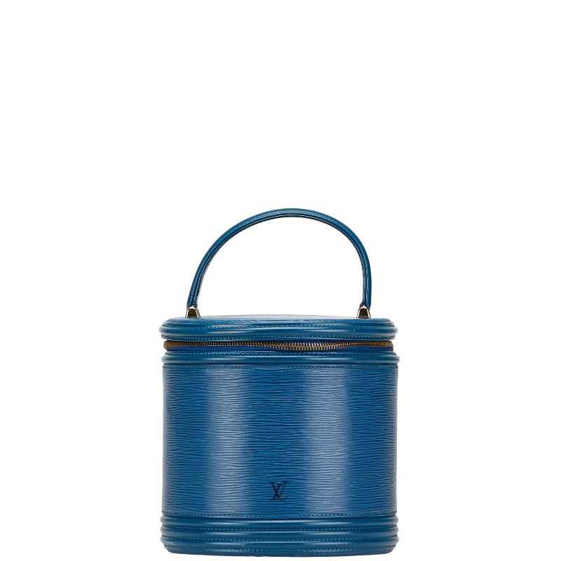 ルイ ヴィトン エピ カンヌ M48035 トレドブルー レザー レディース LOUIS VUITTON 1-0232783