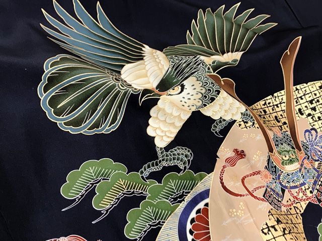 正絹 刺繍入り羽織