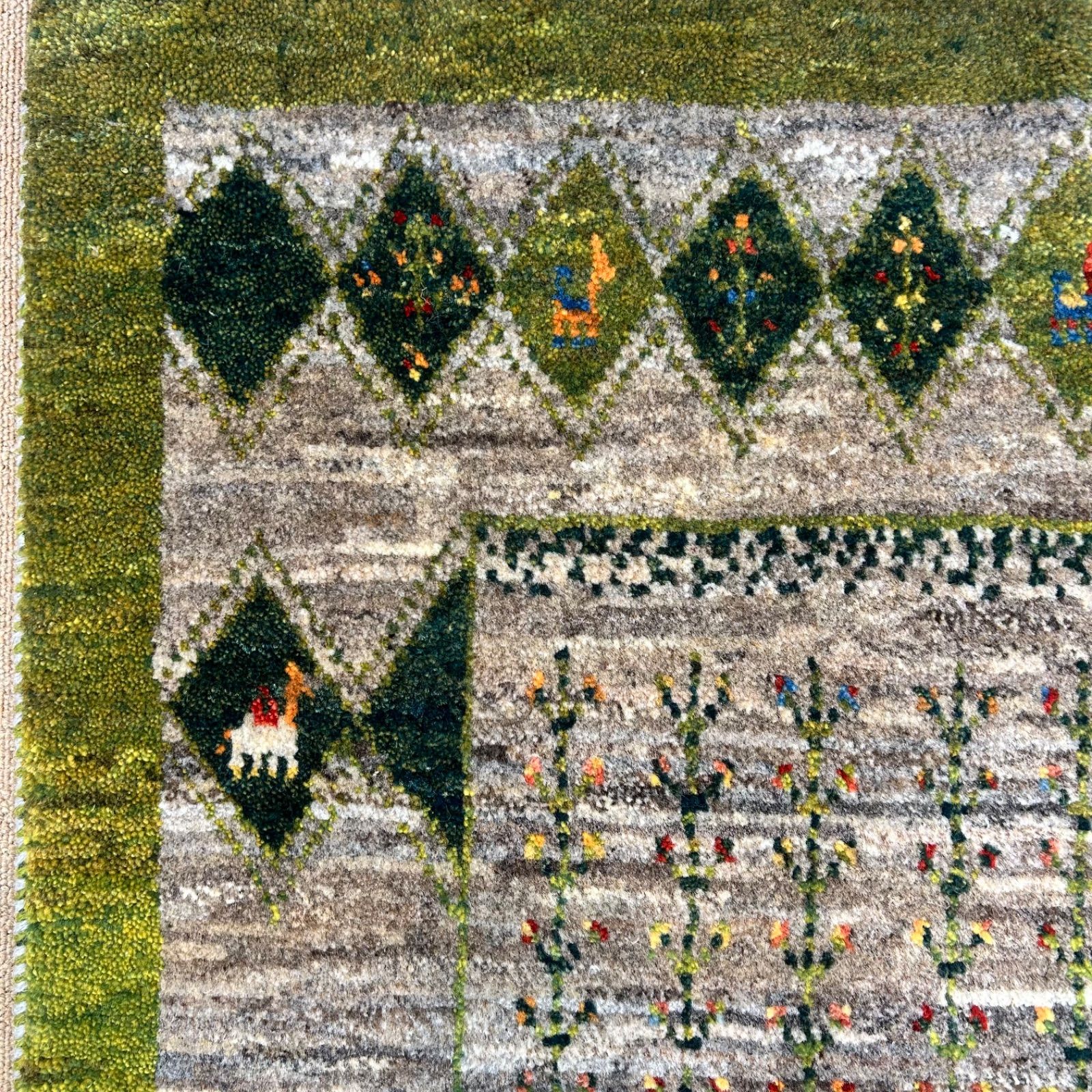 インテリアラグ 草木染め