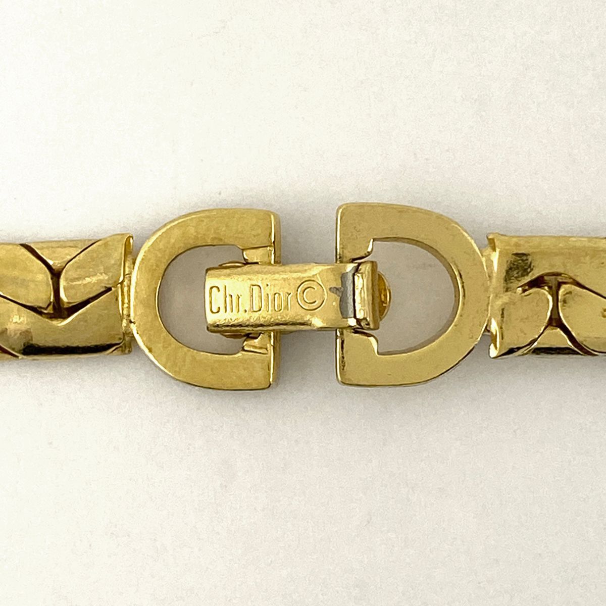 クリスチャンディオール Christian Dior チェーン デザイン ネックレス 