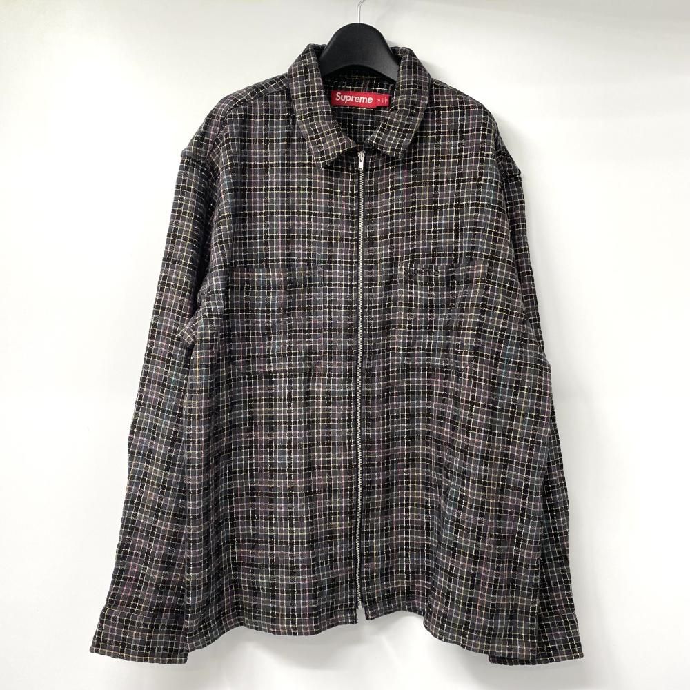 トップス Supreme llic Plaid Zip Up Shirt Supreme Metallic Plaid Zip Up Shirt Multicolor メンズ - FW25 - JP