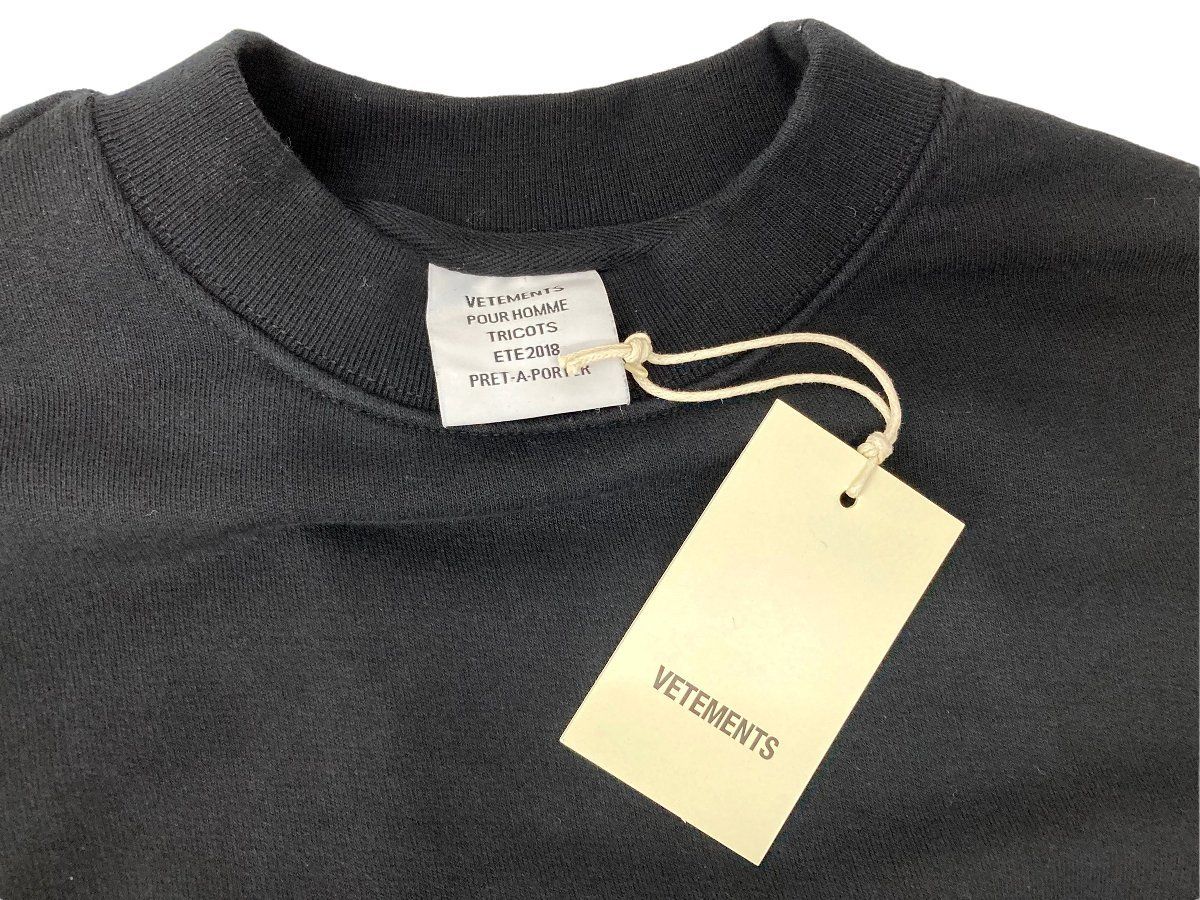 VETEMENTS (ヴェトモン) 2018ss Crew Neck Pullovers スウェット ロゴ