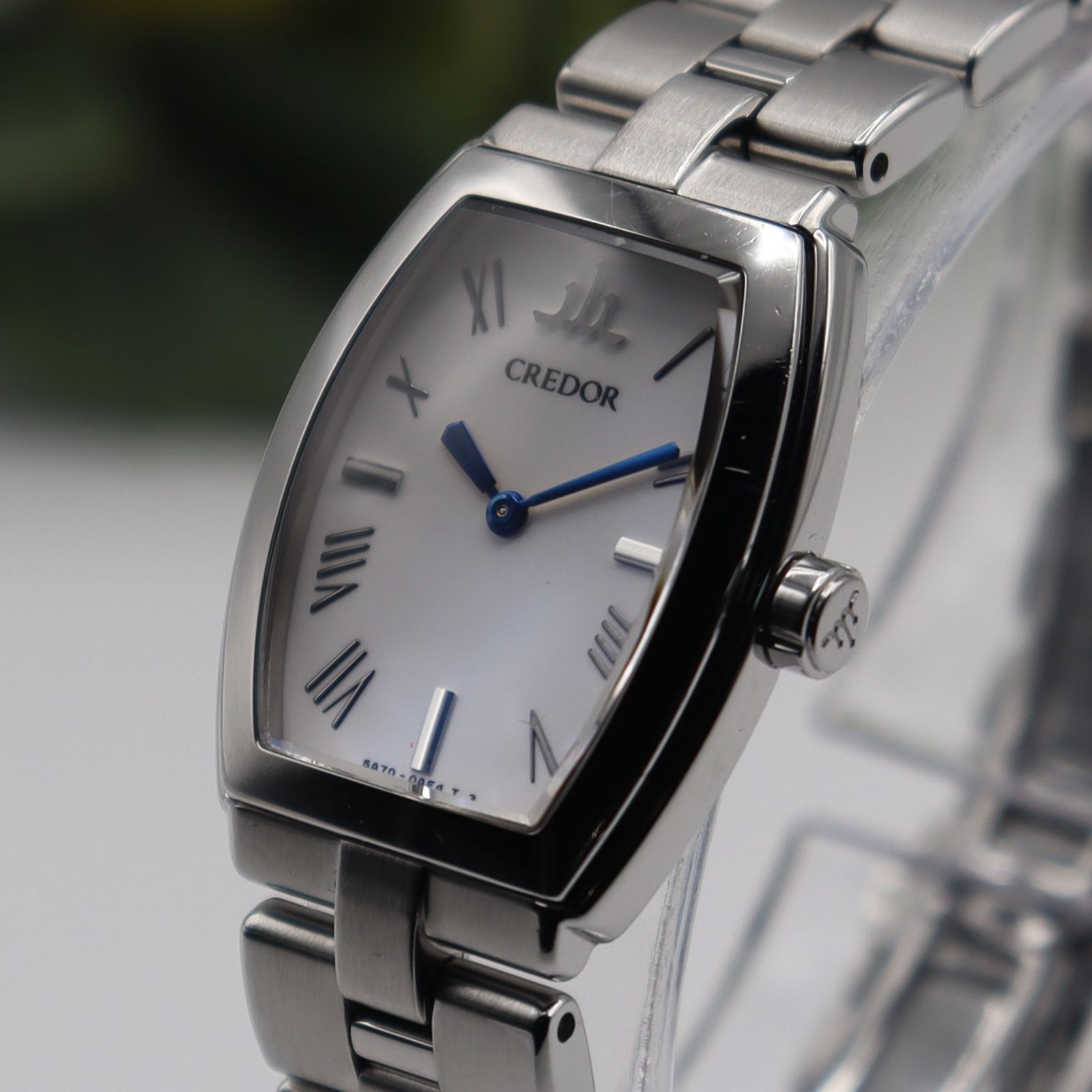 安心のインターネット SEIKO クレドール アクア 白文字盤 レディース腕時計