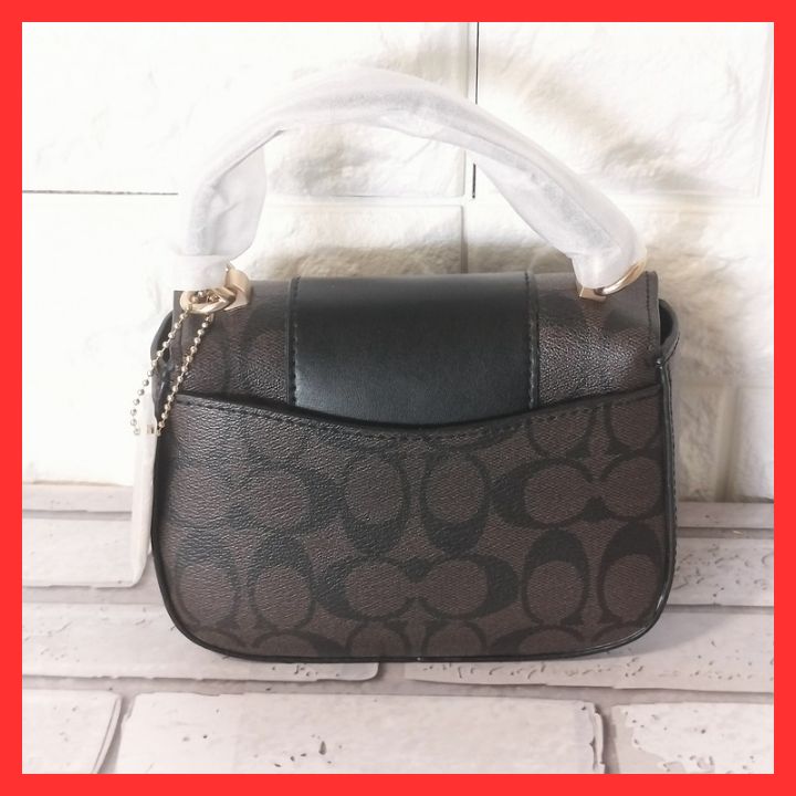 新品未使用】COACH ライサ トップ ハンドル・シグネチャー キャンバス  