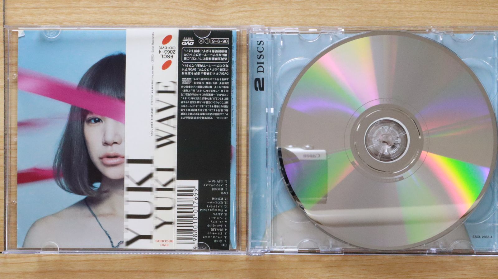 国内盤CD☆ユキ/YUKI□ Wave (初回限定盤)(DVD付) 【ESCL2863
