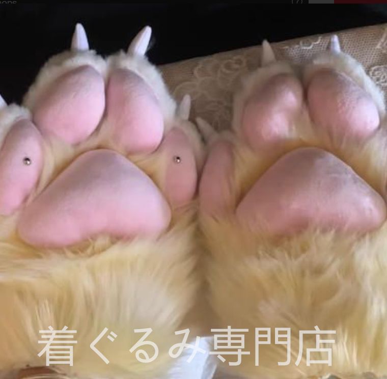 ファースーツ 着ぐるみセット NO.27 キツネ パープル ケモノ 全頭