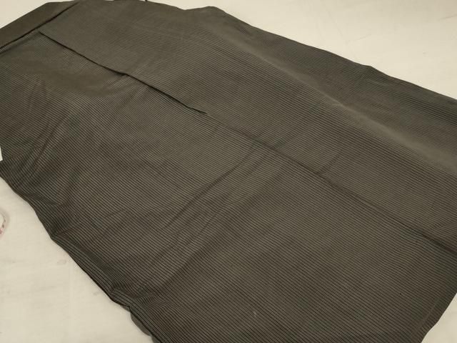 平和屋着物*夏物 男性 行灯袴 縞 正絹 AABC3444jd