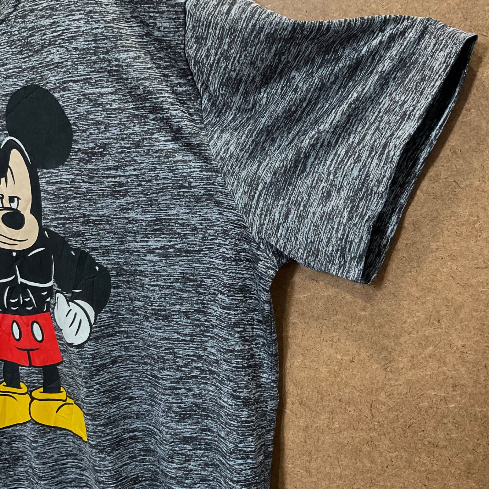 US古着 ミッキーマウスMICKEY MOUSE ボディビル筋肉マッスル半袖t
