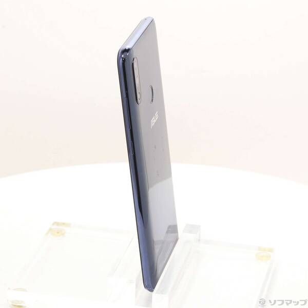 中古品〕 ZenFone Max Pro M2 64GB ミッドナイトブルー ZB631KL