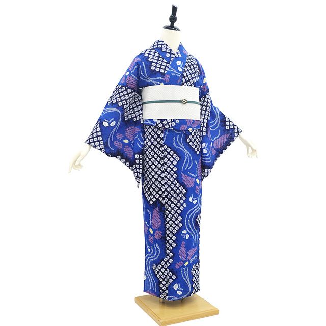 新古品】 夏物 本場有松鳴海絞り 浴衣 未使用 有松 ゆかた 絞り