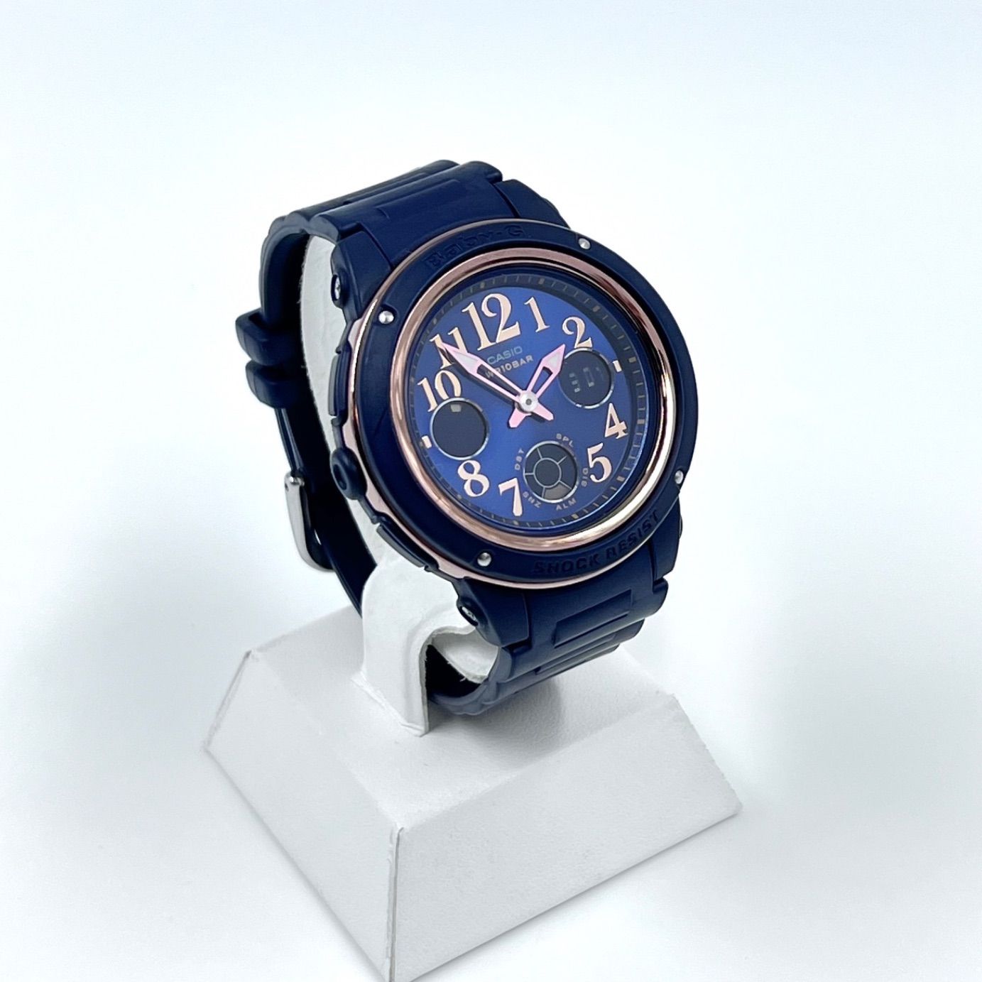 ✨稼働品✨CASIO BABY-G Navy & Brown BGA-150PG-2B2JF - メルカリ