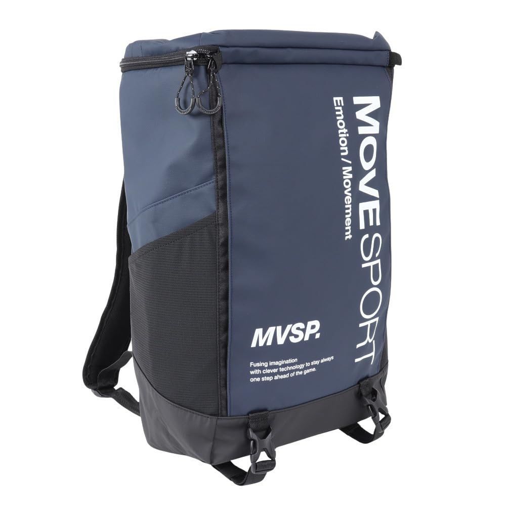 Color:NV(DMAXJA30)_Size:30L_Style:単品 [ムーブスポーツ] デサント バックパック リュックサック 【ECモデル，レインカバー付きあり】 PCポケット 再帰反射 30L 通勤 通学 部活 NV(DMAXJA30)