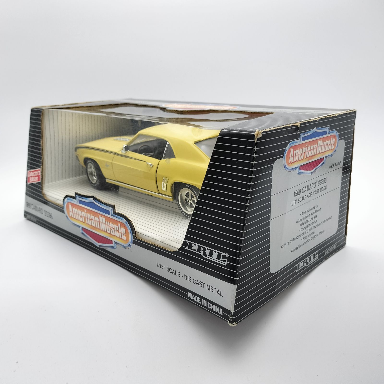 ツクダ】1969 シボレー カマロ SS396 クラッシクカー 1/18 ダイ