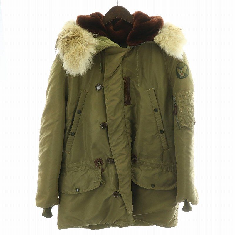 バズリクソンズ BUZZ RICKSON’S N-3 フライトジャケット ミリタリージャケット REED PRODUCTS実名復刻 L オリーブグリーン カーキ M13792 |MW GY12
