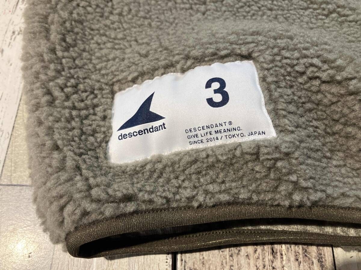 ディセンダント HORIZON FLEECE プルオーバーボアフリース カーキ 3 その他 小物