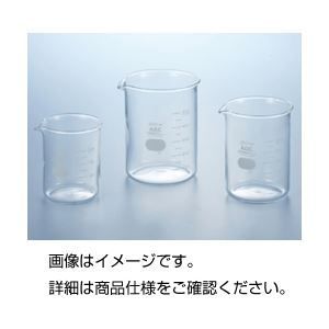 （まとめ）硼珪酸ガラス製ビーカー（IWAKI）200ml
