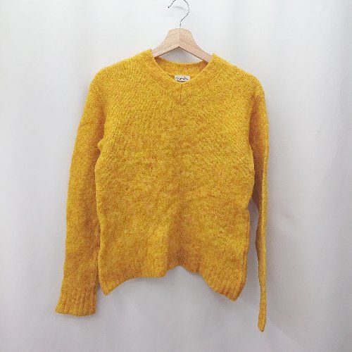 ◇ ⊇ Steven Alan ミドルゲージ アルパカ、ウール混合 長袖 ニット