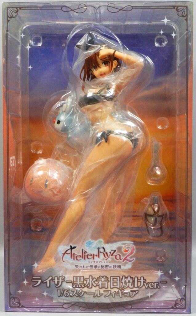 ライザのアトリエ2 ライザ 黒水着日焼けver 1/6スケールフィギュア Amazon.co.jp: ライザのアトリエ2 ～失われた伝承と秘密の妖精