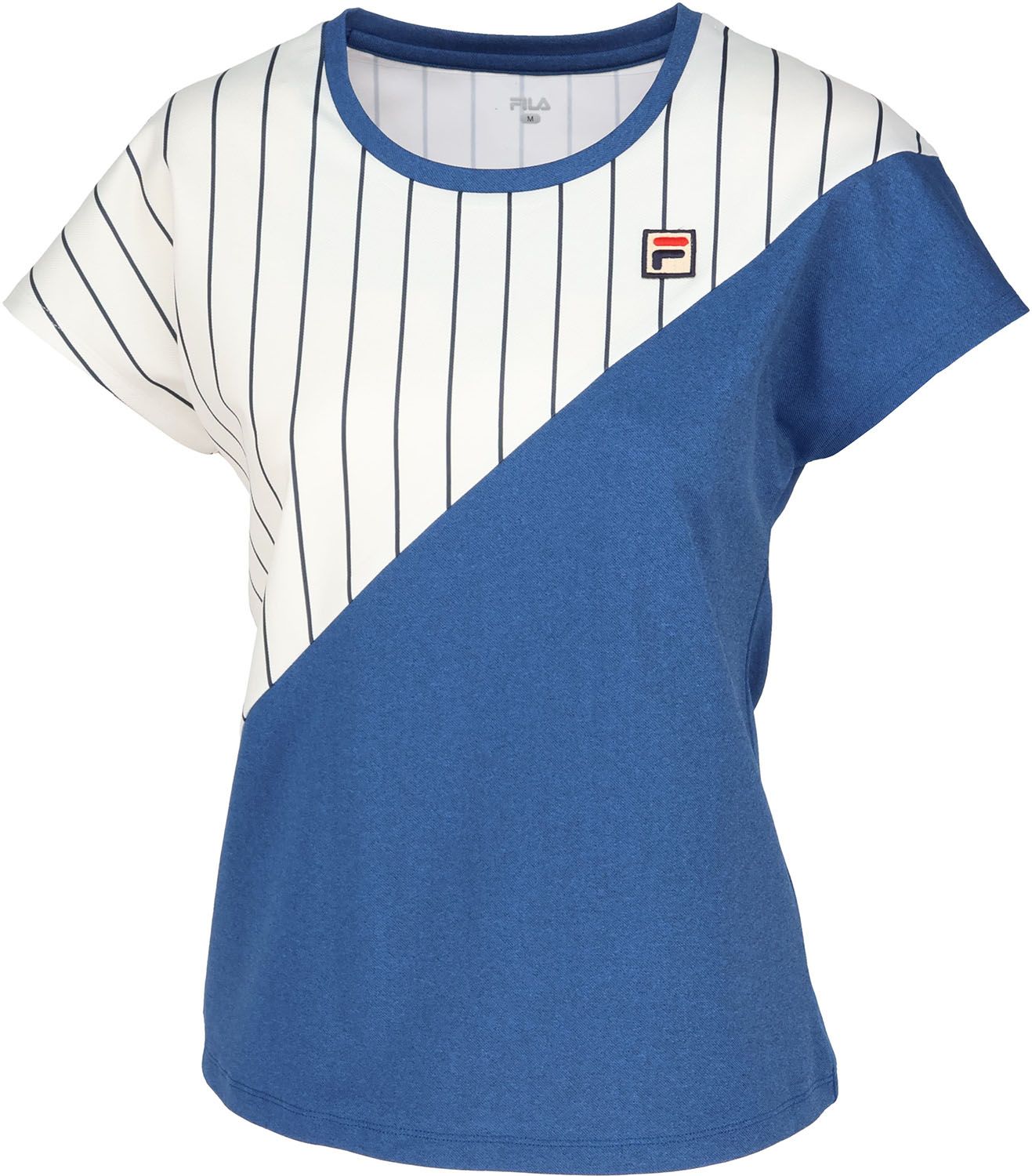 多彩な品揃え。 フィラ FILA テニス ゲームシャツ レディース ウィメンズ 女性 大人 半袖 Tシャツ トップス ウェア ロゴ アーカイブモデル 切り替え 遊び心 部活動 クラブ サークル スクール EL0229 04B パープルグレー 今季新作