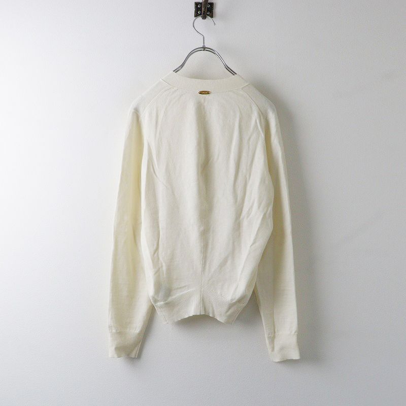 定価37400円 2023SS ドゥーズィエムクラス Deuxieme Classe Cotton Jacket カーディガン ホワイト/トップス 金ボタン【2400014446937】 美品 2023SS ドゥーズィエムクラス Deuxieme Classe BRONZER